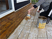 How to Stain Pressure Treated Wood Decking - Protecting outdoor wood